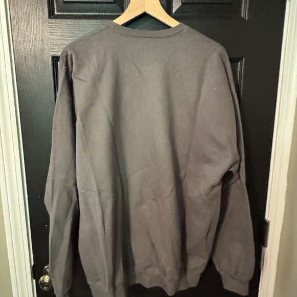 NWOT Mock Neck Sweatshirt XOXO Checkerboard Pink Gray Red Extra Large - Picture 3 of 3